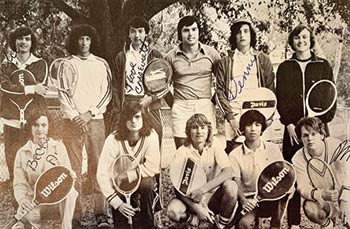 the first Wando High School tennis team yearbook picture