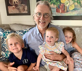 Paul Heinauer with his grandkids.